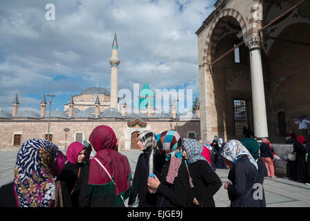 Mevlana Museum. Konya. Zentral-Anatolien. Turkei. Stockfoto