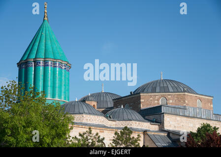 Mevlana Museum. Konya. Zentral-Anatolien. Turkei. Stockfoto