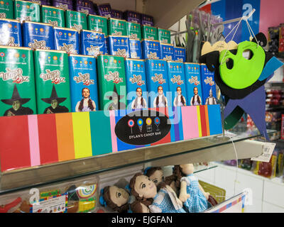 Zauberer von Oz Schoko Riegel, Dylan's Candy Bar NYC Stockfoto