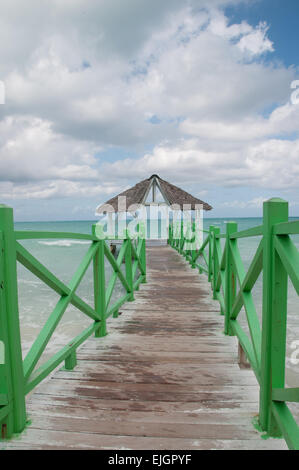 Promenade am Meer Stockfoto