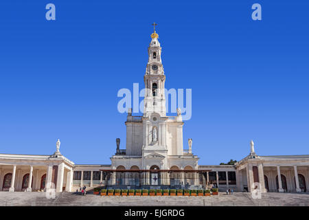 Heiligtum von Fatima Marienheiligtum Portugal. Basilika von Nossa Senhora do Rosario / Fátima Heiligtum Marienheiligtum Basilika unserer Stockfoto