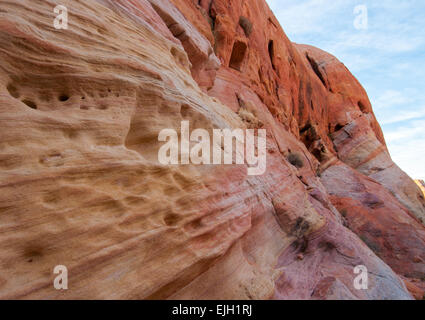 Bunten Sandstein-Waschanlagen - Valley Of Fire - Nevada Stockfoto