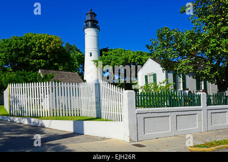 Leuchtturm von Key West in Key West Florida FL Ziel für westliche Karibik Crusie von Tampa Stockfoto