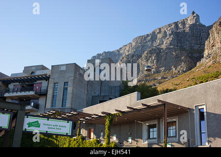 Table Mountain Cable Car Station, Kapstadt Stockfoto