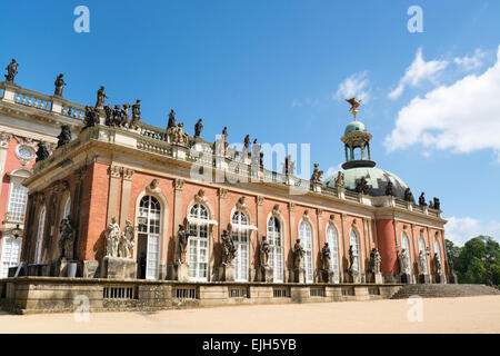 Neues Palais im Park Sanssouci, Potsdam, Deutschland Stockfoto