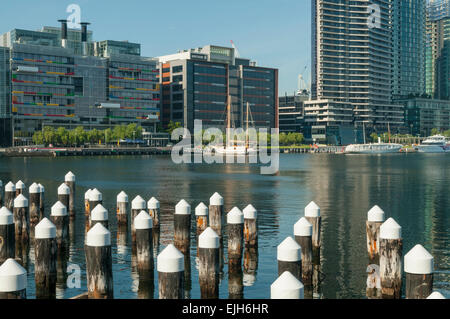 Victoria Harbour, Docklands, Melbourne, Victoria, Australien Stockfoto