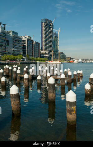 Victoria Harbour, Docklands, Melbourne, Victoria, Australien Stockfoto