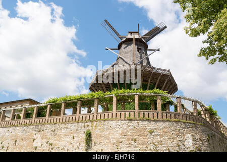 Alte Windmühle im Park Sanssouci, Potsdam, Deutschland, Europa Stockfoto