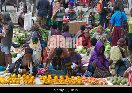 Lokalen Markt, Wamena, Papua, Indonesien Stockfoto