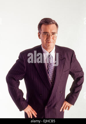 LOS ANGELES, CA-15 Februar: Keith Olbermann posiert für ein Porträt in Los Angeles, Kalifornien auf 15. Februar 1999. Stockfoto