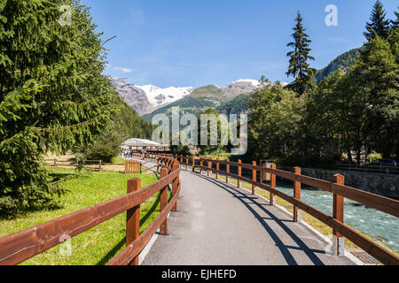 Champoluc, Val d ' Ayas, Aosta, Aostatal, Italien Stockfoto