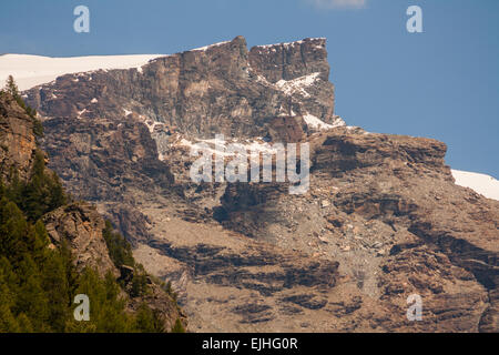 Val d ' Ayas, Alpes, Valle d ' Aosta, Italien Stockfoto