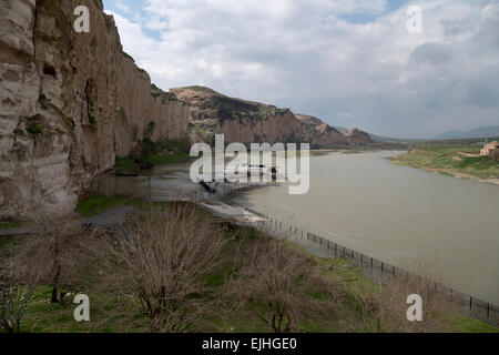 Tigris-Fluss in Hasankeyf, antike Stadt in der Nähe von Batman, türkischen Kurdistan Türkei Stockfoto