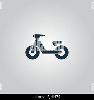 Roller oder Moped, Vektor-illustration Stockfoto