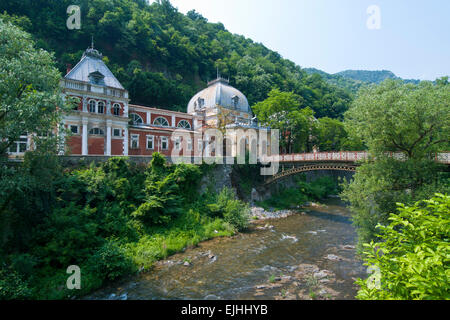 Alten Thermalbad Baile Herculane, Rumänien Stockfoto