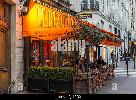 Bistro Le Bizuth, Paris, Frankreich Stockfoto