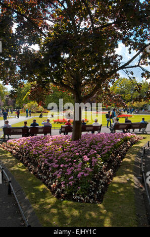 St. Stephens Green im Zentrum von Dublin, einer der größten Parks in der Stadt Stockfoto