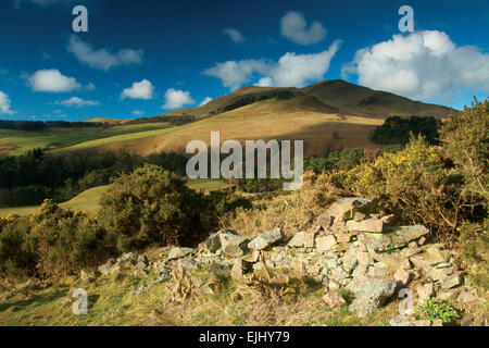 Turnhouse Hill aus Glencorse Sicht gehen, die Pentland Hills Regional Park, Lothian Stockfoto