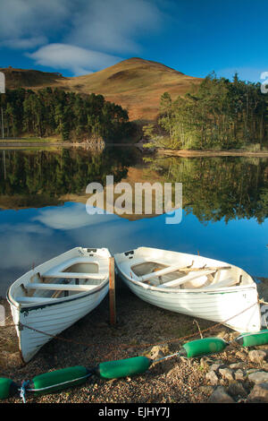 Glencorse Reservoir und Turnhouse Hill, die Pentland Hills Regional Park, Lothian Stockfoto