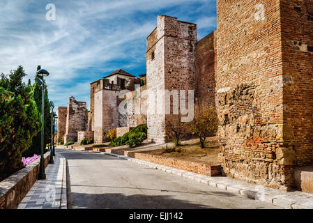 Alcazaba de Málaga Stockfoto