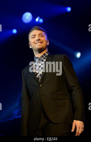 Sam Smith Gig, Glasgow O2 ABC Stockfoto