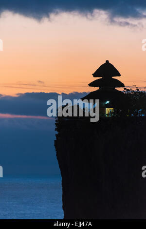 Uluwatu Tempel auf der Klippe, Insel Bali, Indonesien Stockfoto