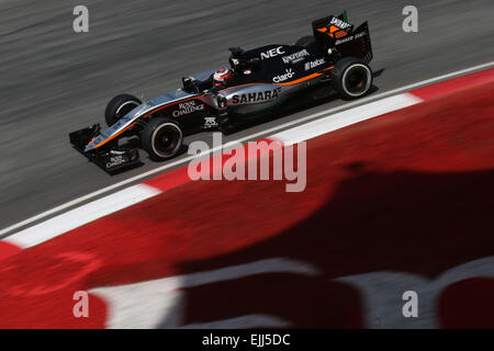 Motorsport: FIA Formula One World Championship 2015, Grand Prix von Malaysia, #27 Nico Hülkenberg (GER, Sahara Force India F1 Team) Stockfoto