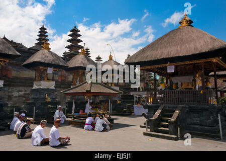 Mutter Tempel von Besakih, der wichtigste, größte und heiligste Tempel der Hindu-Religion in Bali, Indonesien Stockfoto