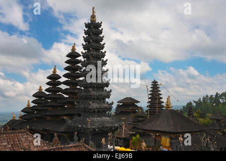 Mutter Tempel von Besakih, der wichtigste, größte und heiligste Tempel der Hindu-Religion in Bali, Indonesien Stockfoto