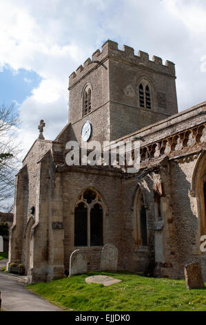 St. Marien Kirche, Ambrosden, Oxfordshire, England, Vereinigtes Königreich Stockfoto