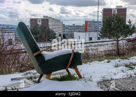 Nordböhmen Stadt - Litvinov, Tschechische Republik Stockfoto