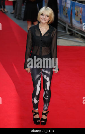 Was haben wir in unserem Urlaub "Premiere statt im Odeon West End - Ankünfte Featuring: Ramona Marquez Where: London, Vereinigtes Königreich bei: 22 Sep 2014 Stockfoto