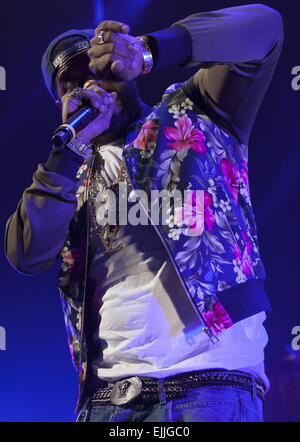 Juelz Santana, Jim Jones, Dipset und Cam'ron führen Sie während des Source360 Festivals bei Barclays Center Featuring: Jim Jones wo: Brooklyn, New York, USA bei: 20 Sep 2014 Stockfoto