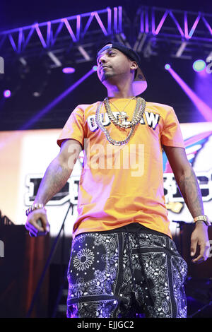 Juelz Santana, Jim Jones, Dipset und Cam'ron führen Sie während des Source360 Festivals bei Barclays Center Featuring: Juelz Santana wo: Brooklyn, New York, USA bei: 20 Sep 2014 Stockfoto