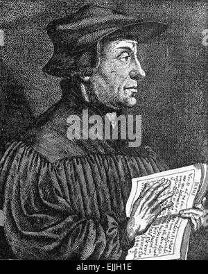 Huldrych oder Ulrich/Ulricht Zwingli (1484 – 1531), einer der Führer der Reformation in der Schweiz Stockfoto