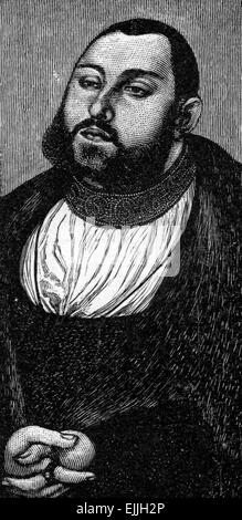 John Frederick war ich (1503 – 1554), genannt John der großmütige, Kurfürst von Sachsen und Leiter des Evangelischen Bundes G Stockfoto