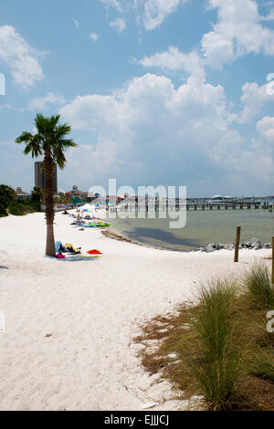 Küste Blick auf Escambia Pensacola Beach Florida Stockfoto