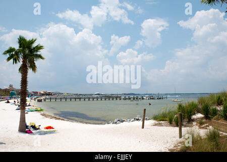 Küste Blick auf Escambia Pensacola Beach Florida Stockfoto