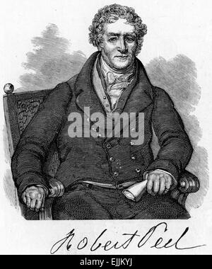 Sir Robert Peel, 1. Baronet (1750-1830), britischer Politiker und industrieller und einer der frühen Textilhersteller Stockfoto