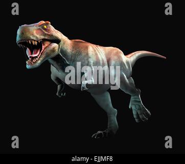 Tyrannosaurus Rex-Kunstwerk. Dieser Dinosaurier lebten vor etwa 70 Millionen Jahren bis das Aussterben in Nordamerika und Asien Stockfoto