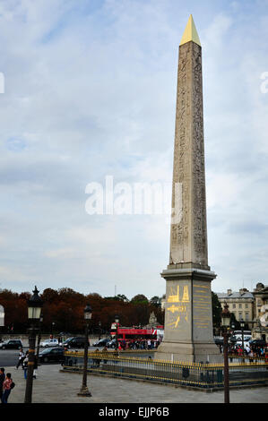 Paris. Place De La Concorde Stockfoto