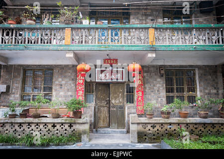 Eine traditionelle chinesische Haus in Fenghuang, China Stockfoto