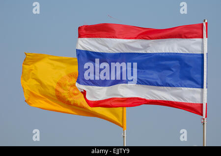 Thailändische Flagge Thailand Stockfoto