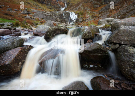 Mahon Falls, Comeragh Mountains, Grafschaft Waterford, Irland. Stockfoto