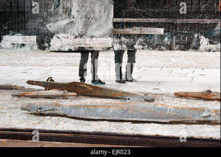 Anselm Kiefer-Ausstellung an der Royal Academy of Arts - Vorschau mit drücken: Ansicht wo: London, Vereinigtes Königreich bei: 23 Sep 2014 Stockfoto