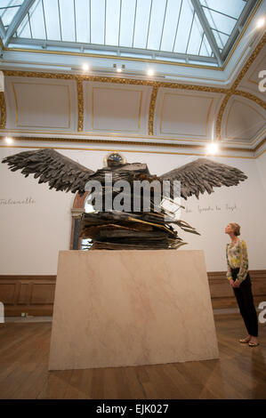 Anselm Kiefer-Ausstellung an der Royal Academy of Arts - Vorschau mit drücken: Ansicht wo: London, Vereinigtes Königreich bei: 23 Sep 2014 Stockfoto