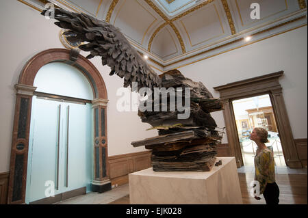 Anselm Kiefer-Ausstellung an der Royal Academy of Arts - Vorschau mit drücken: Ansicht wo: London, Vereinigtes Königreich bei: 23 Sep 2014 Stockfoto