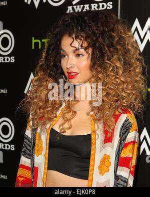 Die Nominierungen für den MOBO Awards 2014 bei Ronnie Scott Soho mit: Ella Eyre wo: London, Vereinigtes Königreich bei: 23 Sep 2014 Stockfoto