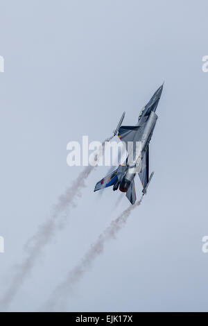 Belgien-Solo-Display am Royal International Air Tattoo 2014. Stockfoto