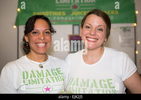 VegFest 2015, Brighton Centre, Brighton, East Sussex, Großbritannien. 28. März 2015 Stockfoto